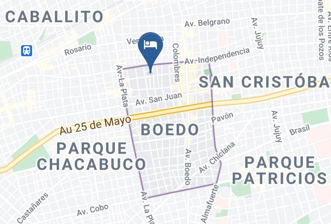 Buenos Aires - Hotel Obra Social Actividad Minera Maps