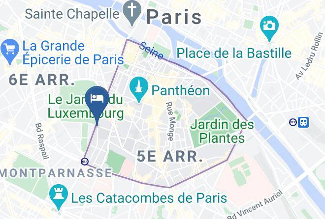 Hotel Observatoire Luxembourg Map