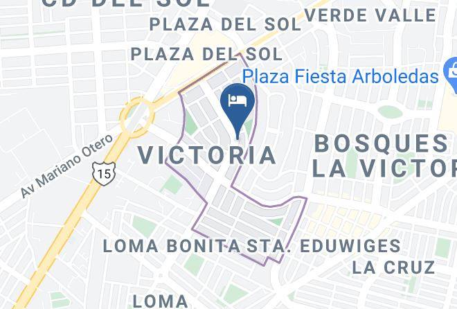 Zapopan - Hotel Obsidiana Maps