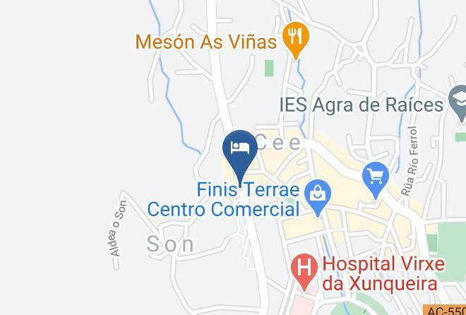 Auna - Hotel Oca Insua Costa Da Morte Galicia Maps