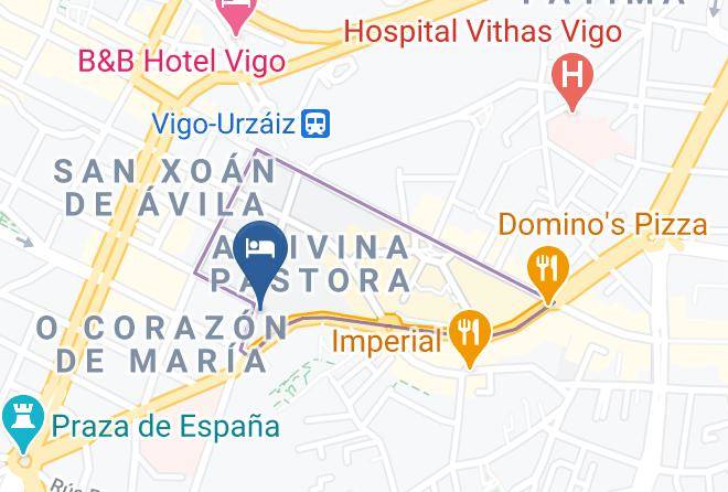 Pontevedra - Hotel Oca Ipanema Maps