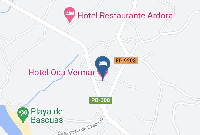 Pontevedra - Hotel Oca Vermar Maps