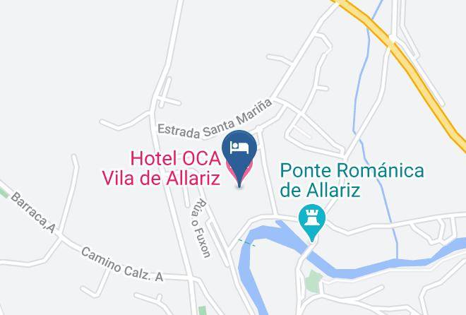 Ourense - Hotel Oca Vila De Allariz Maps
