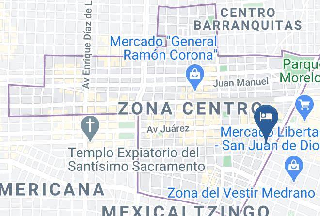 Guadalajara - Hotel Occidental Maps
