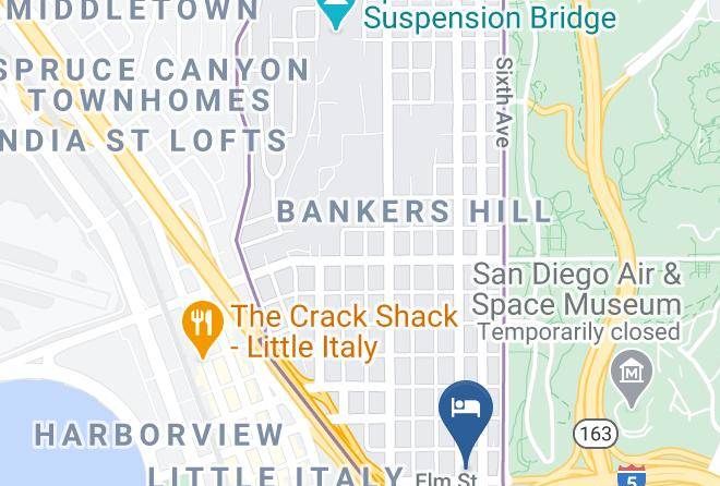 San Diego - Hotel Occidental Maps