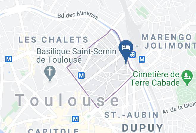 Haute Garonne - Hotel Occitania Centre Toulouse Matabiau Maps