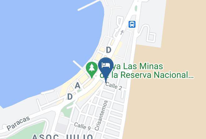 Pisco - Hotel Ocean Beach Paracas Maps