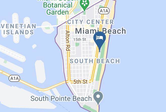 Miami Dade - Hotel Ocean South Beach Maps