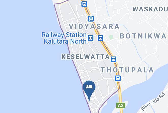 Colombo - Hotel Ocean Spray Maps