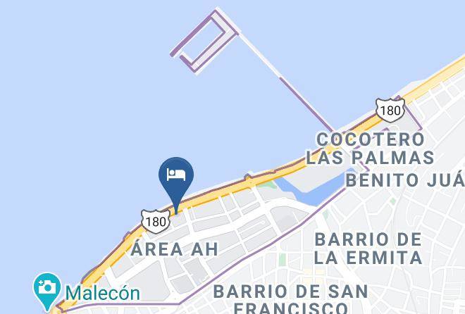 Campeche - Hotel Ocean View Maps