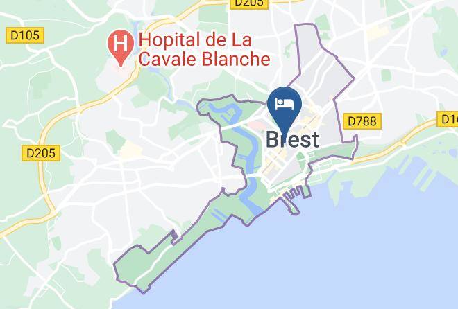 Finistere - Hotel Oceania Brest Centre Maps