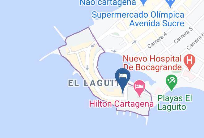 Cartagena De Indias - Hotel Oceania Cartagena Maps