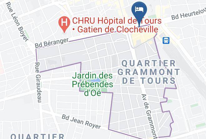 Indre Et Loire - Hotel Oceania L'univers Tours Maps