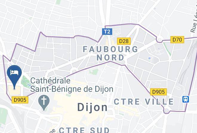 Cote D Or - Hotel Oceania Le Jura Dijon Maps