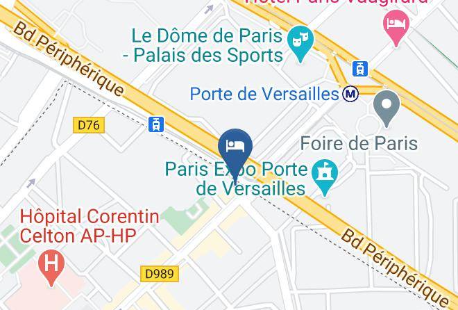 Hauts De Seine - Hotel Oceania Paris Porte De Versailles Maps