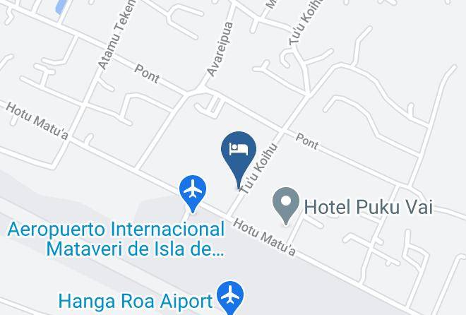 Easter Island - Hotel Oceania Rapa Nui Maps
