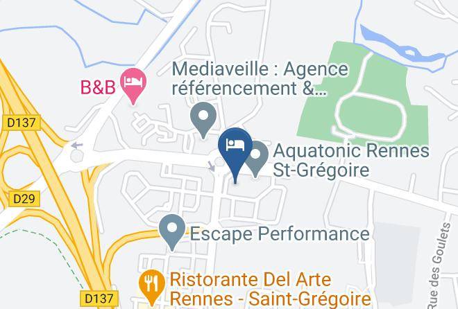 Ille Et Vilaine - Hotel Oceania Rennes Saint Gregoire Maps