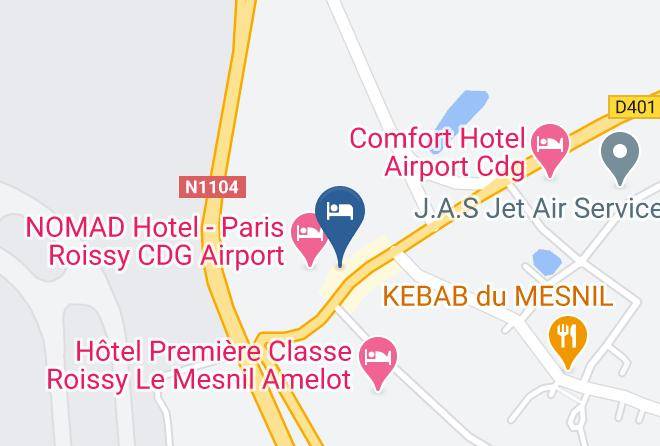 Seine Et Marne - Hotel Oceania Roissy Cdg Maps