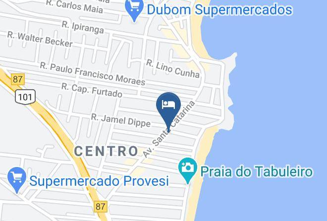 Barra Velha - Hotel Oceano De Barra Velha Maps