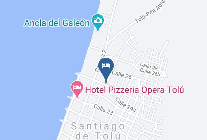 Tolu - Hotel Oceano Maps