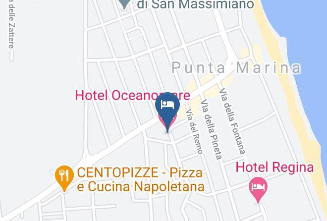 Ravenna - Hotel Oceanomare Maps