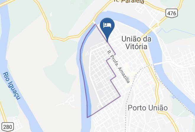 Uniao Da Vitoria - Hotel Ochove Maps