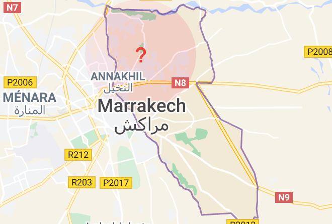Marrakesh - Hotel Octogone Terre Maps