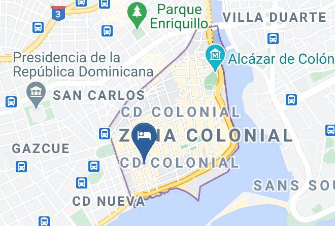 Santo Domingo De Guzman - Hotel Odette Colonial Maps