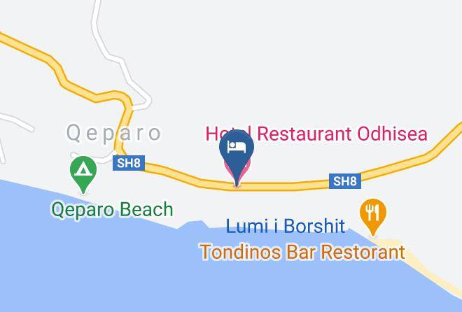 Himara - Hotel Restaurant Odhisea Maps