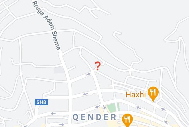 Hotel Odisea Sarande Private Beach Map