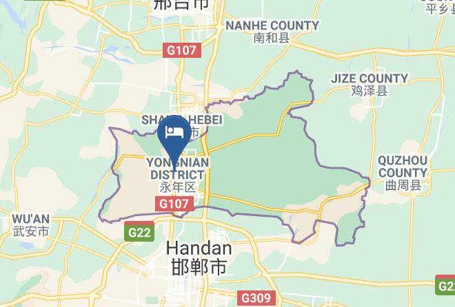Handan - Hotel Of Yongnian Government Maps