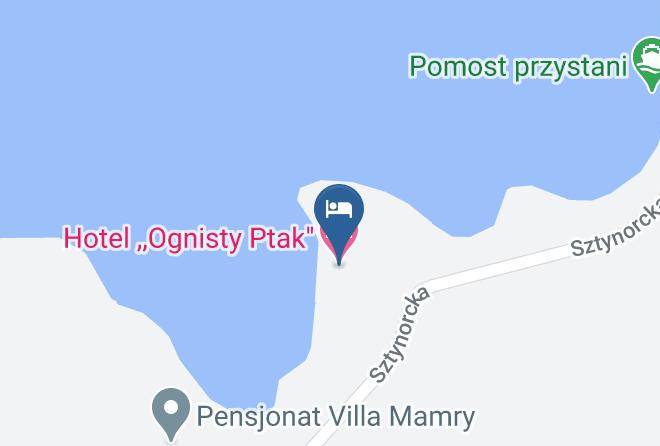 Wegorzewonty - Hotel Ognisty Ptak Maps