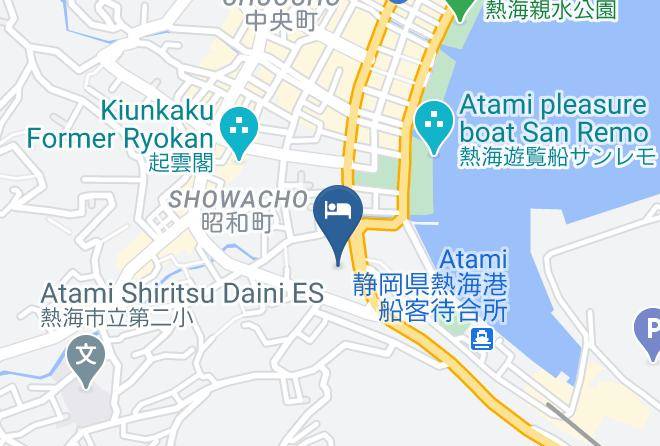 Atami City - Hotel Ohnoya Maps