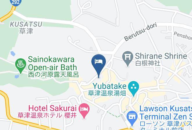 Kusatsu Townagatsuma District - Hotel Ohruri Kusatsu Maps