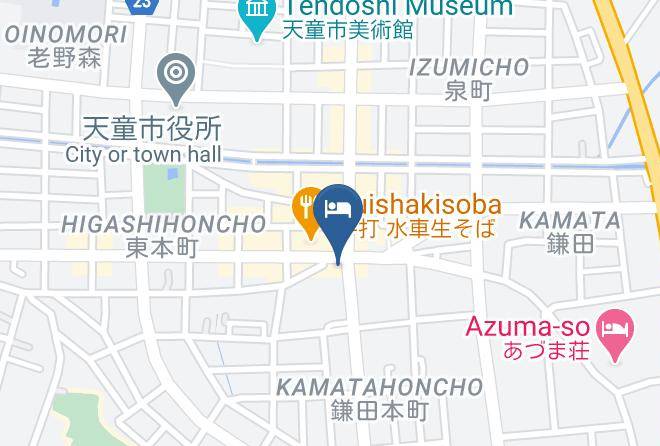 Tendo City - Hotel Ohsho Maps