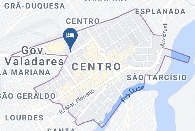 Governador Valadares - Hotel Oitis Maps