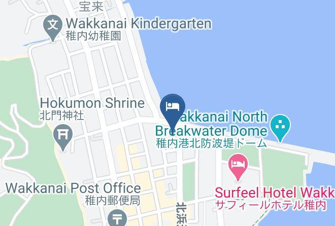 Wakkanai City - Hotel Okabe Wakkanai Maps