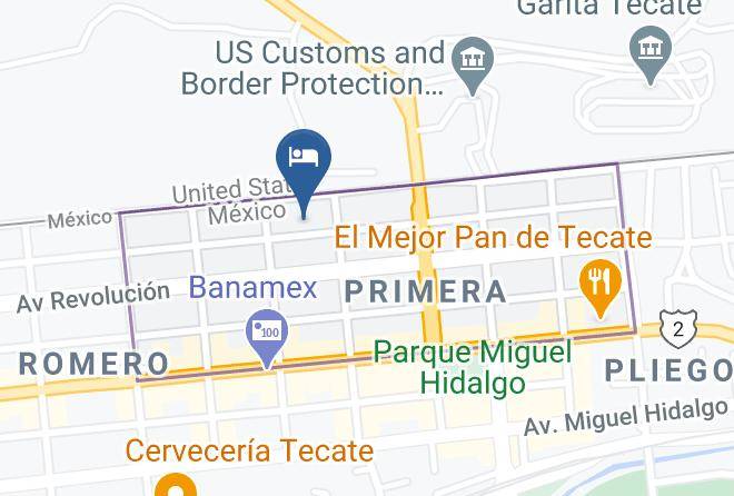 Tecate - Hotel Okakopa Iwa Maps