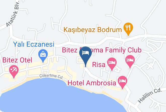 Bodrum - Okaliptus Otel Maps