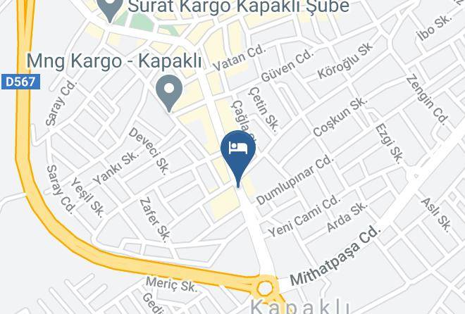 Kapakli - Hotel Okay 3 Yildizli Luks Otel Maps