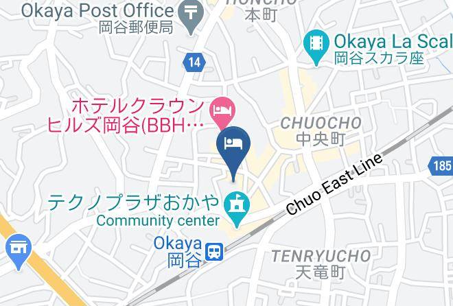 Okaya City - Hotel Okaya Maps