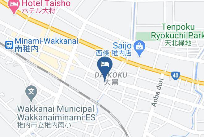 Wakkanai City - Hotel Okuda Ya Maps