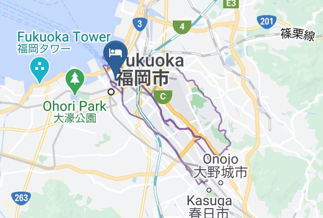 Fukuoka City Hakata Ward - Hotel Okura Fukuoka Maps