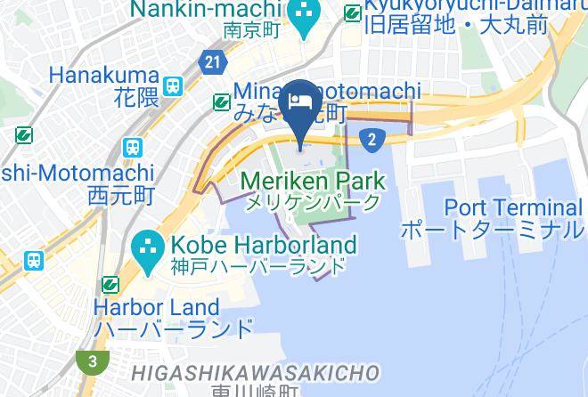 Hotel Okura Kobe Map