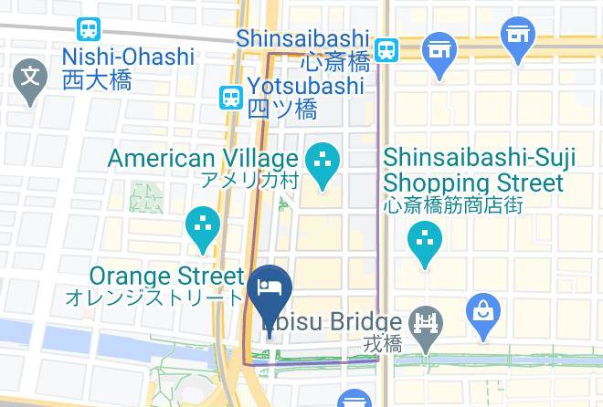 Osaka City Chuo Ward - Hotel Okuuchi Osaka Maps