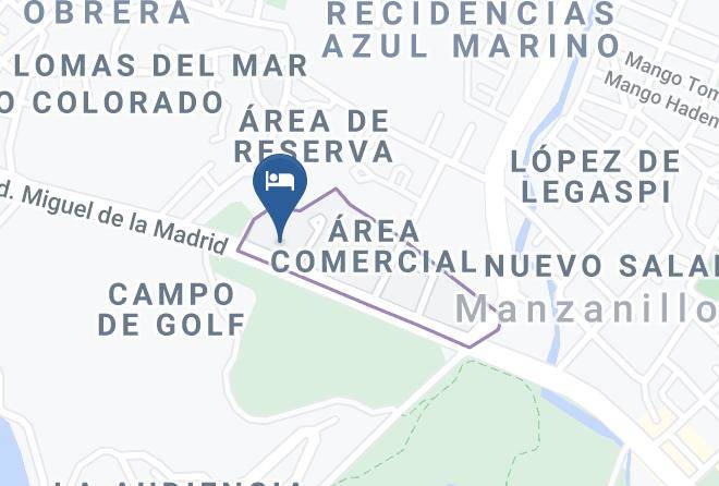 Manzanillo - Hotel Ola Azul Maps