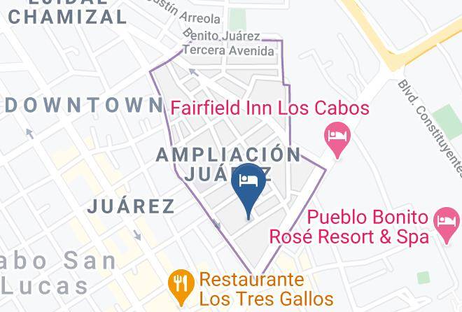 Los Cabos - Hotel Olas Maps