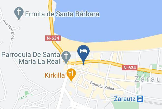 Gipuzkoa - Hotel Olatu Maps