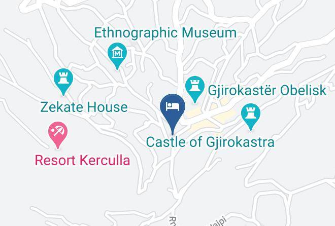 Gjirokaster - Hotel Old Bazaar 1790 Maps