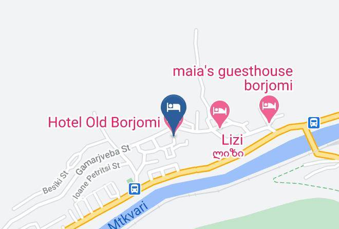 Borjomi - Hotel Old Borjomi Maps